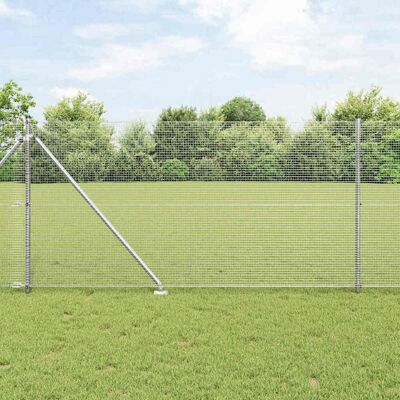 Vidaxl Verzinkte Stahlzaunpfosten-Set 10 x 1 m Vidaxl Verzinkte Stahlzaunpfosten-Set 10 x 1 m