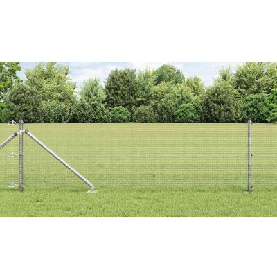 Galvanisierter Stahlzaun - Rechteckig, Grau - Zaun Galvanisierter Stahlzaun - Rechteckig, Grau - Zaun
