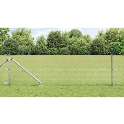 Galvanisierte Stahzaun - 13 Pfähle 0,8x25 m - Gartenzäun Galvanisierte Stahzaun - 13 Pfähle 0,8x25 m - Gartenzäun
