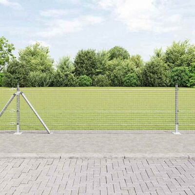 Geländer aus Stahl mit 7 Pfosten - Garten & Grundstück Geländer aus Stahl mit 7 Pfosten - Garten & Grundstück