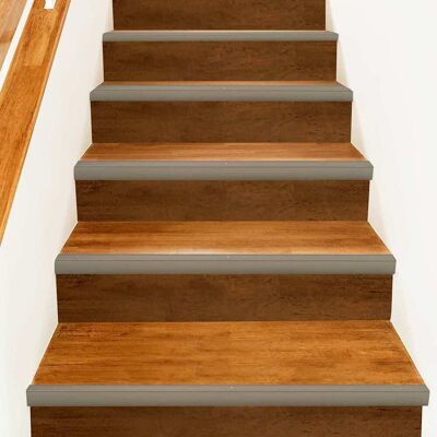 vidaXL Treppenkantenprofile 10 pcs Champagner 67 x 3 x 2 cm Aluminium - Gold vidaXL Treppenkantenprofile 10 pcs Champagner 67 x 3 x 2 cm Aluminium - Gold
