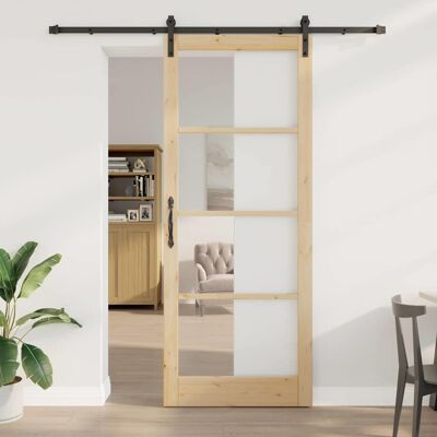 vidaXL Schiebetür Sonstiges ORKDAL Braun 93 x 232 cm - Braun vidaXL Schiebetür Sonstiges ORKDAL Braun 93 x 232 cm - Braun