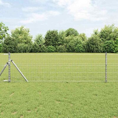 vidaXL Eurozaun 0,6 x 10 m PVC-beschichtetes Eisen vidaXL Eurozaun 0,6 x 10 m PVC-beschichtetes Eisen