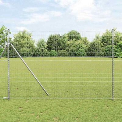 vidaXL Eurozaun 1,5 x 10 m PVC-beschichtetes Eisen vidaXL Eurozaun 1,5 x 10 m PVC-beschichtetes Eisen
