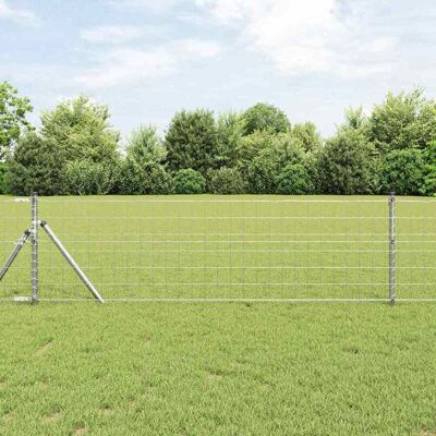 vidaXL Eurozaun 0,6 x 10 m PVC-beschichtetes Eisen vidaXL Eurozaun 0,6 x 10 m PVC-beschichtetes Eisen