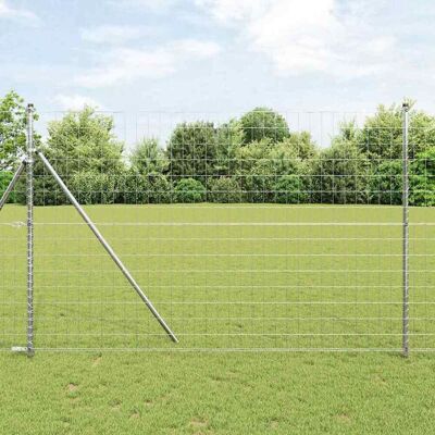 vidaXL Eurozaun 1,5 x 10 m PVC-beschichtetes Eisen vidaXL Eurozaun 1,5 x 10 m PVC-beschichtetes Eisen
