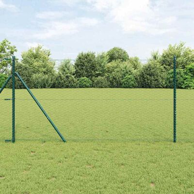 vidaXL Hexagonzaun Grün 1,4 x 25 m PVC - Grün vidaXL Hexagonzaun Grün 1,4 x 25 m PVC - Grün