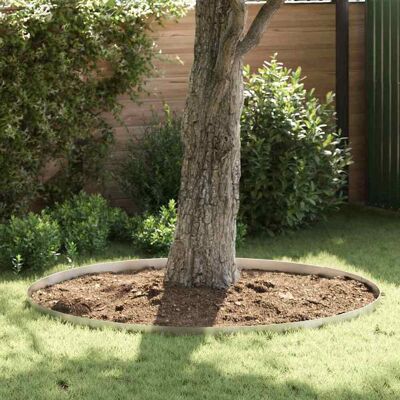 vidaXL Raseneinfassung Silber 450 x 0,05 x 10 cm Edelstahl - Silber vidaXL Raseneinfassung Silber 450 x 0,05 x 10 cm Edelstahl - Silber