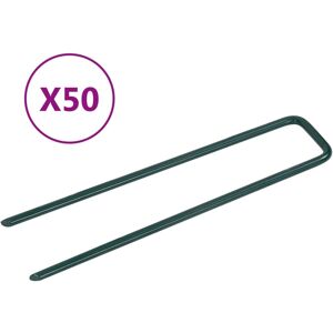 vidaXL Nägel für Kunstrasen 50 Stk. U-Form Eisen