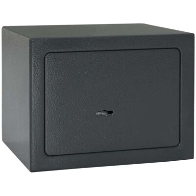 vidaXL Safe Box mit Schloss Dunkelgrau 23 x 17 x 17 cm Stahl - Grau vidaXL Safe Box mit Schloss Dunkelgrau 23 x 17 x 17 cm Stahl - Grau