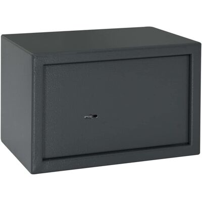 vidaXL Safe Box mit Schloss Dunkelgrau 31 x 20 x 20 cm Stahl - Grau vidaXL Safe Box mit Schloss Dunkelgrau 31 x 20 x 20 cm Stahl - Grau