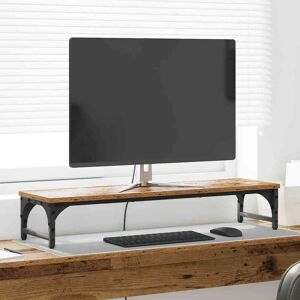 vidaXL Monitor Halterung Altholz 85 x 23 x 15,5 cm Holzwerkstoff - Braun vidaXL Monitor Halterung Altholz 85 x 23 x 15,5 cm Holzwerkstoff - Braun