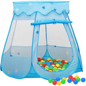 vidaXL Kinder-Spielzelt Blau 102x102x82 cm - Blau