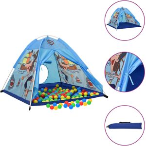 vidaXL Spielzelt für Kinder Blau 120x120x90 cm - Blau