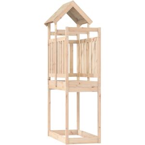 vidaXL Spielturm 52,5x110,5x214 cm Massivholz Kiefer - Braun