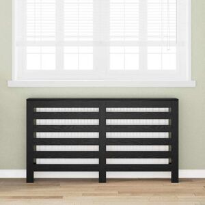 vidaXL Heizkörperabdeckung Schwarz Eichen-Optik 149 x 20 x 82 cm - Schwarz vidaXL Heizkörperabdeckung Schwarz Eichen-Optik 149 x 20 x 82 cm - Schwarz