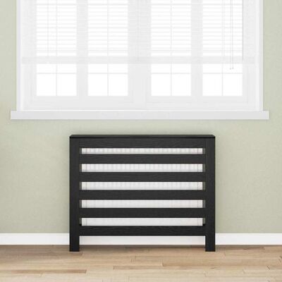 vidaXL Heizkörperabdeckung Schwarz Eichen-Optik 104 x 20 x 82 cm - Schwarz vidaXL Heizkörperabdeckung Schwarz Eichen-Optik 104 x 20 x 82 cm - Schwarz
