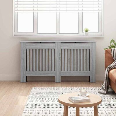 vidaXL Heizkörperabdeckung Grau Sonoma 152 x 19 x 81,5 cm - Grau vidaXL Heizkörperabdeckung Grau Sonoma 152 x 19 x 81,5 cm - Grau