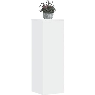 vidaXL Pflanzenständer 2 Stk. Weiß 33x33x100 cm Holzwerkstoff - Weiß vidaXL Pflanzenständer 2 Stk. Weiß 33x33x100 cm Holzwerkstoff - Weiß