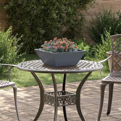 vidaXL Garten-Pflanzgefäß 5 pcs Anthrazit 40 x 40 x 15 cm - Anthrazit vidaXL Garten-Pflanzgefäß 5 pcs Anthrazit 40 x 40 x 15 cm - Anthrazit
