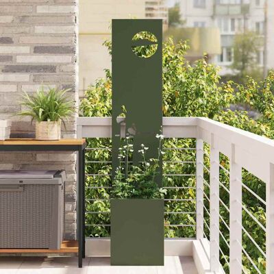 vidaXL Garten Sichtschutz-Leinwand Olivgrün 32 x 32 x 150 cm - Olivgrün vidaXL Garten Sichtschutz-Leinwand Olivgrün 32 x 32 x 150 cm - Olivgrün