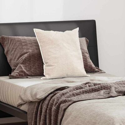 vidaXL Kopfkissen mit Kissen Weiß 50 x 50 cm Baumwolle - Weiß vidaXL Kopfkissen mit Kissen Weiß 50 x 50 cm Baumwolle - Weiß