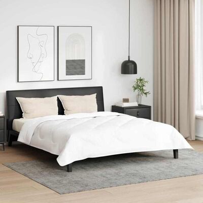 vidaXL Kopfkissen mit Kissen 2 pcs Weiß 40 x 80 cm Baumwolle - Weiß vidaXL Kopfkissen mit Kissen 2 pcs Weiß 40 x 80 cm Baumwolle - Weiß