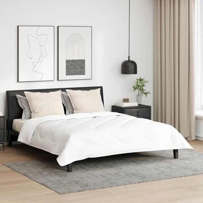 vidaXL Kopfkissen mit Kissen 2 pcs Weiß 79 x 60 x 20 cm Polyester - Weiß vidaXL Kopfkissen mit Kissen 2 pcs Weiß 79 x 60 x 20 cm Polyester - Weiß