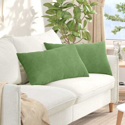 vidaXL Sofakissen 2 pcs Hellgrün 80 x 40 cm Cordstoff - Grün vidaXL Sofakissen 2 pcs Hellgrün 80 x 40 cm Cordstoff - Grün