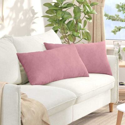 vidaXL Sofakissen 2 pcs Rosa 80 x 40 cm Cordstoff - Rosa vidaXL Sofakissen 2 pcs Rosa 80 x 40 cm Cordstoff - Rosa