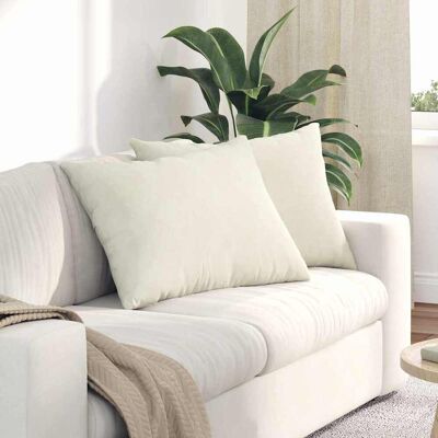 vidaXL Sofakissen 2 pcs Creme 70 x 50 cm Cordstoff - Creme vidaXL Sofakissen 2 pcs Creme 70 x 50 cm Cordstoff - Creme