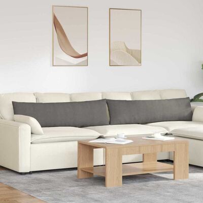 vidaXL Sofakissen 2 pcs Hellgrau 145 x 40 cm Cordstoff - Hellgrau vidaXL Sofakissen 2 pcs Hellgrau 145 x 40 cm Cordstoff - Hellgrau