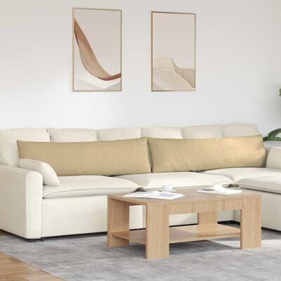 vidaXL Sofakissen 2 pcs Grau-Grün 145 x 40 cm Cordstoff - Grün vidaXL Sofakissen 2 pcs Grau-Grün 145 x 40 cm Cordstoff - Grün