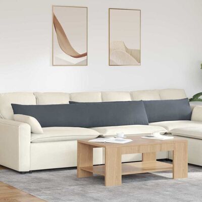 vidaXL Sofakissen 2 pcs Dunkelgrau 200 x 40 cm Cordstoff - Grau vidaXL Sofakissen 2 pcs Dunkelgrau 200 x 40 cm Cordstoff - Grau