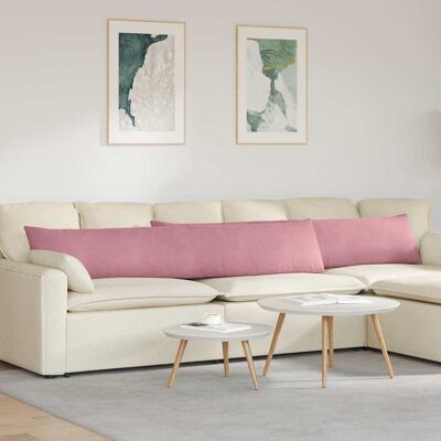 vidaXL Sofakissen 2 pcs Rosa 200 x 40 cm Cordstoff - Rosa vidaXL Sofakissen 2 pcs Rosa 200 x 40 cm Cordstoff - Rosa
