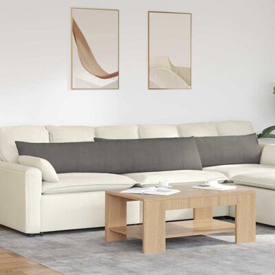 vidaXL Sofakissen 2 pcs Hellgrau 200 x 40 cm Cordstoff - Hellgrau vidaXL Sofakissen 2 pcs Hellgrau 200 x 40 cm Cordstoff - Hellgrau