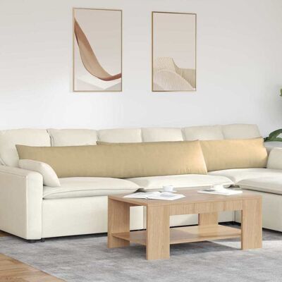 vidaXL Sofakissen 2 pcs Grau-Grün 200 x 40 cm Cordstoff - Grün vidaXL Sofakissen 2 pcs Grau-Grün 200 x 40 cm Cordstoff - Grün