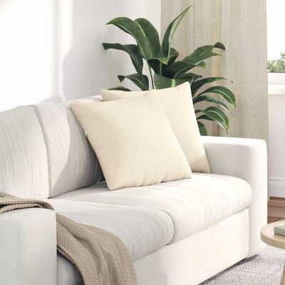 vidaXL Sofakissen 2 pcs Creme 45 x 45 cm Cordstoff - Creme vidaXL Sofakissen 2 pcs Creme 45 x 45 cm Cordstoff - Creme