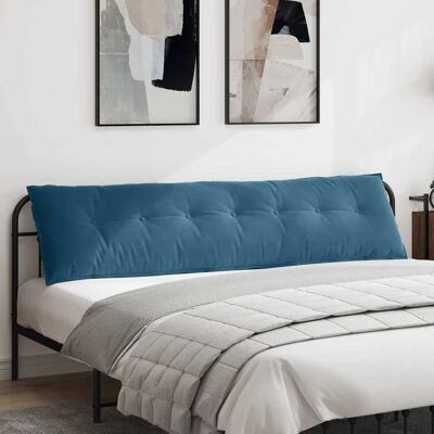vidaXL Rücken Kissen Blau 200 x 50 cm Cordstoff - Blau vidaXL Rücken Kissen Blau 200 x 50 cm Cordstoff - Blau