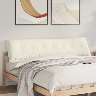 vidaXL Rücken Kissen Creme 200 x 50 cm Cordstoff - Creme vidaXL Rücken Kissen Creme 200 x 50 cm Cordstoff - Creme