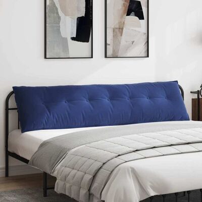 vidaXL Rücken Kissen Polizeiblau 200 x 50 cm Cordstoff - Blau vidaXL Rücken Kissen Polizeiblau 200 x 50 cm Cordstoff - Blau