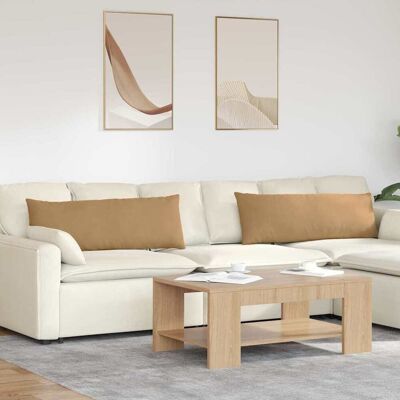 vidaXL Sofakissen 2 pcs Braun 120 x 40 cm Cordstoff - Braun vidaXL Sofakissen 2 pcs Braun 120 x 40 cm Cordstoff - Braun