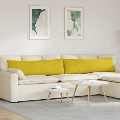 vidaXL Sofakissen 2 pcs Gelb 145 x 40 cm Cordstoff - Gelb vidaXL Sofakissen 2 pcs Gelb 145 x 40 cm Cordstoff - Gelb