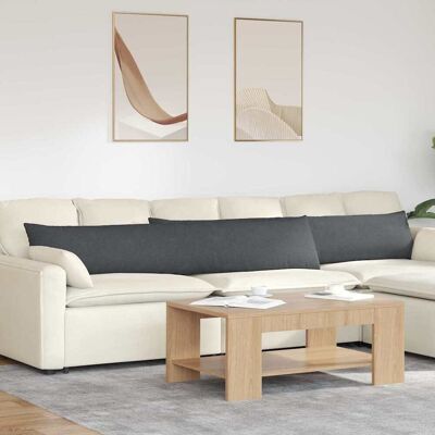 vidaXL Sofakissen 2 pcs Dunkelgrau 200 x 40 cm Cordstoff - Grau vidaXL Sofakissen 2 pcs Dunkelgrau 200 x 40 cm Cordstoff - Grau