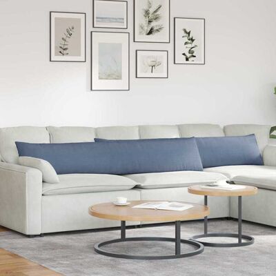 vidaXL Sofakissen 2 pcs Blau 200 x 40 cm Cordstoff - Blau vidaXL Sofakissen 2 pcs Blau 200 x 40 cm Cordstoff - Blau