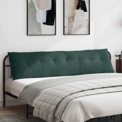 vidaXL Rücken Kissen Dunkelgrün 200 x 50 cm Cordstoff - Grün vidaXL Rücken Kissen Dunkelgrün 200 x 50 cm Cordstoff - Grün