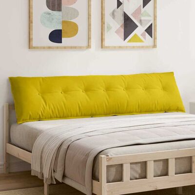 vidaXL Rücken Kissen Gelb 200 x 50 cm Cordstoff - Gelb vidaXL Rücken Kissen Gelb 200 x 50 cm Cordstoff - Gelb