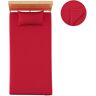 vidaXL Bettlaken 2 Stk. Polyester-Fleece 100x200 cm Burgunderrot - Rot