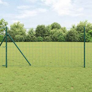 vidaXL Ground Fix Geschweißter Drahtzaun 25 x 1 m (B x H) - Grün vidaXL Ground Fix Geschweißter Drahtzaun 25 x 1 m (B x H) - Grün