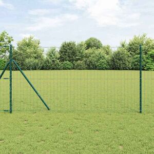 vidaXL Ground Fix Geschweißter Drahtzaun 25 x 1 m (B x H) - Grün vidaXL Ground Fix Geschweißter Drahtzaun 25 x 1 m (B x H) - Grün